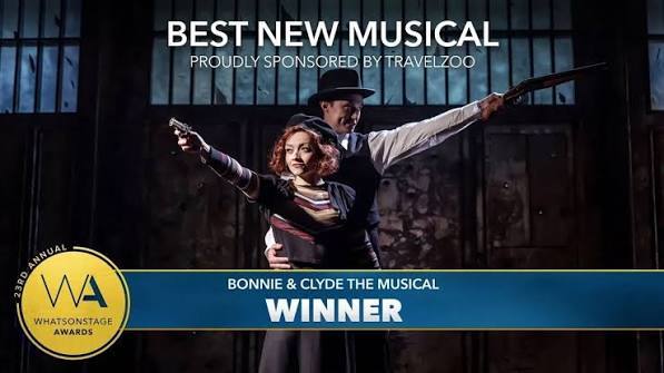 Bonnie & Clyde WhatsOnStage Award